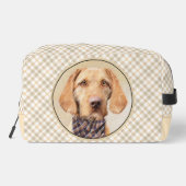 Hongaars Wirehaired Vizsla Schilderen Schattigee D Toilettasje (Achterkant)