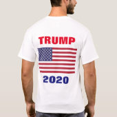 HONGAARSE AMERIKANEN VOOR TRUMP! T-SHIRT (Achterkant)