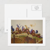 Hongaarse apen op Attisch Briefkaart (Voorkant / Achterkant)