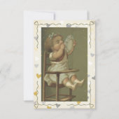 Hongaarse Baby Bedankkaart (Voorkant)