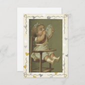 Hongaarse Baby Bedankkaart (Voorkant / Achterkant)