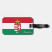 Hongaarse Bagagelabels, patriottische Hongaarse vl Bagagelabel (Achterkant horizontaal)