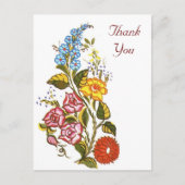 Hongaarse bloem briefkaart (Voorkant)