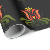 Hongaarse bloem Cadeaupapier (Rol Hoek)