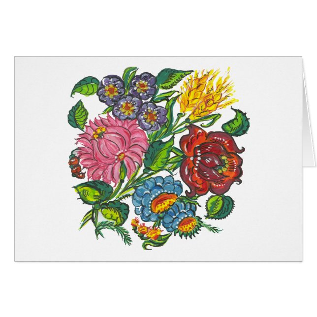 hongaarse bloemen (Voorkant Horizontaal)