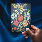 Hongaarse bloemen briefkaart