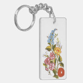 Hongaarse Bloemen - Kalocsai Sleutelhanger (Voorkant Links)