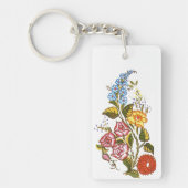 Hongaarse Bloemen - Kalocsai Sleutelhanger (Voorkant)