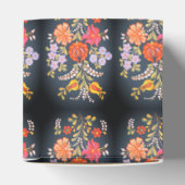 Hongaarse bloemen -levendige kleuren bedankdoosjes (Bovenkant)