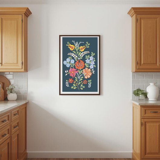 hongaarse bloemen poster