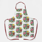 Hongaarse bloemen schort (Voorkant)