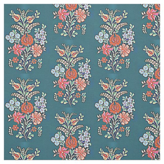 Hongaarse bloemen stof (Swatch)