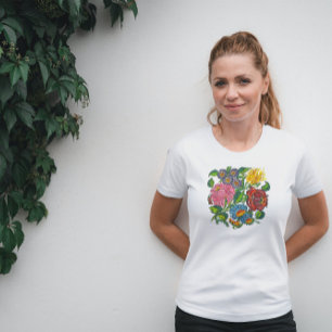 hongaarse bloemen t-shirt