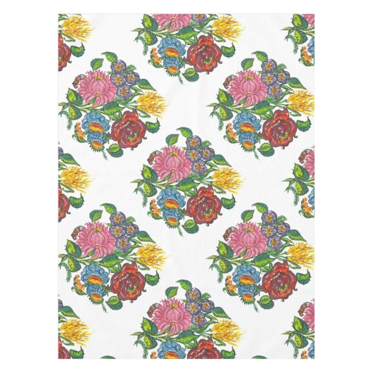 Hongaarse bloemen tafelkleed (Voorkant)