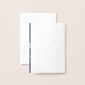 Hongaarse bloemen — zilver folie kaarten (Met envelop)