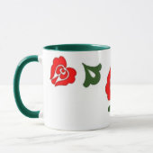 Hongaarse bloemmolen - Rode tulpen Mok (Links)