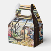 Hongaarse Boerenmarkt Bedankdoosjes (Voorkant Zijde)