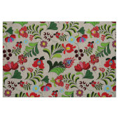 Hongaarse Boho Folk Bloem - Matyo Tulp Patroon Stof (Fat Quarter)