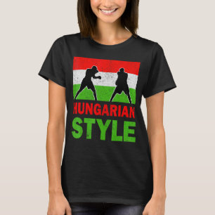 Hongaarse Boxing Hongaarse vlag Flag Hongaarse bo T-shirt