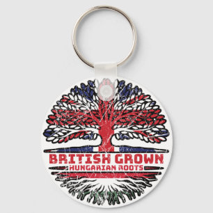 Hongaarse Britse boom in het Verenigd Koninkrijk Sleutelhanger