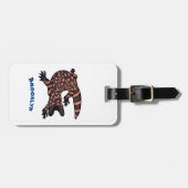 Hongaarse cartoon van een dwerg bagagelabel (Voorkant horizontaal)