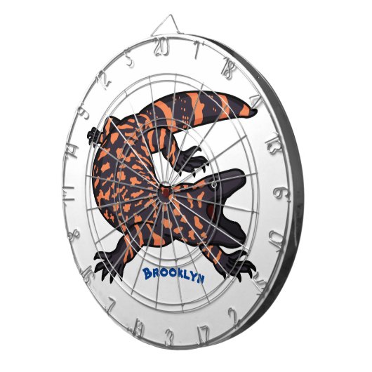 Hongaarse cartoon van een dwerg dartbord (Voorkant Rechts)