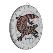 Hongaarse cartoon van een dwerg dartbord (Voorkant Links)