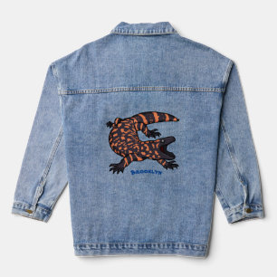 Hongaarse cartoon van een dwerg denim jacket