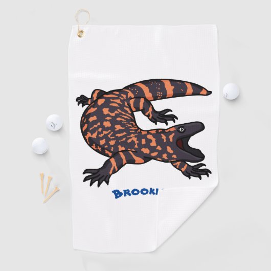 Hongaarse cartoon van een dwerg golfhanddoek (Insitu)