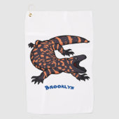 Hongaarse cartoon van een dwerg golfhanddoek (Voorkant)