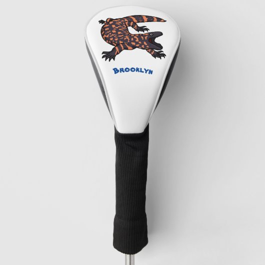 Hongaarse cartoon van een dwerg golfheadcover (Voorkant)
