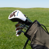 Hongaarse cartoon van een dwerg golfheadcover (Insitu)
