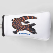 Hongaarse cartoon van een dwerg golfheadcover (Voorkant)