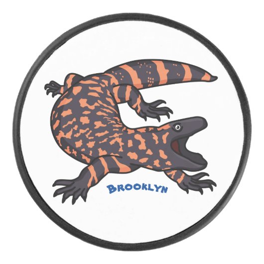 Hongaarse cartoon van een dwerg hockey puck (Voorkant)