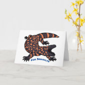 Hongaarse cartoon van een dwerg kaart (Gele Bloem)