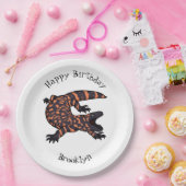 Hongaarse cartoon van een dwerg papieren bordje (Feest)