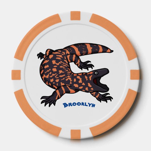 Hongaarse cartoon van een dwerg poker chips (Voorkant)