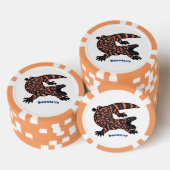 Hongaarse cartoon van een dwerg poker chips (Opstapeling)