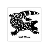 Hongaarse cartoon van een dwerg rubberstempel (Afrduk)