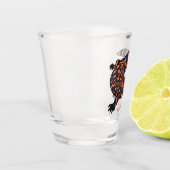 Hongaarse cartoon van een dwerg shot glas (Links)