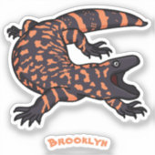 Hongaarse cartoon van een dwerg sticker (Voorkant)