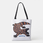 Hongaarse cartoon van een dwerg tote bag (Achterkant)