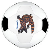 Hongaarse cartoon van een dwerg voetbal (Gedraaid)