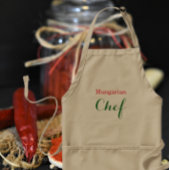 hongaarse chef standaard schort