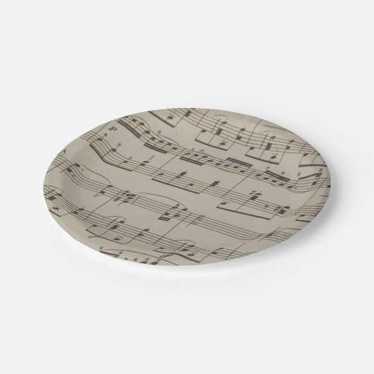 Hongaarse Dance nr. 5 Papieren Bordje (Gekanteld)