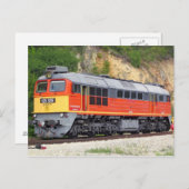 Hongaarse diesellocomotief M62 Briefkaart (Voorkant / Achterkant)