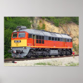 Hongaarse diesellocomotief M62 Poster (Voorkant)