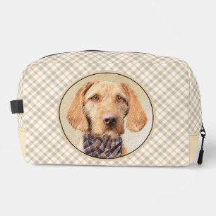 Hongaarse Draadharige Vizsla Schilderij Mooie Hond Toilettasje