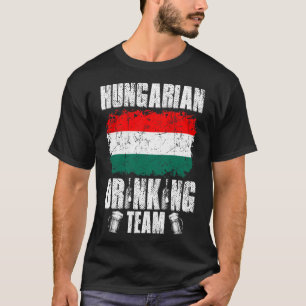 Hongaarse Drink kerstshirt voor team T-shirt
