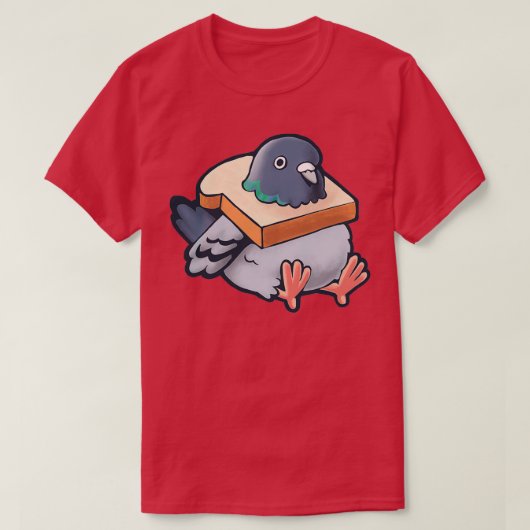 Hongaarse duif 1 t-shirt (Design voorkant)